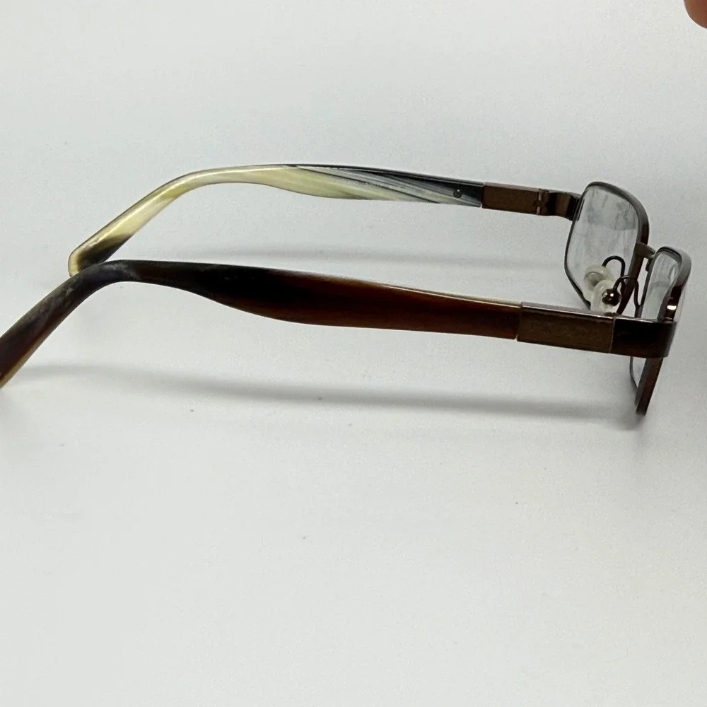 Prada VPR 500 eyeglasses frames metal rectangle women Italy‎ 52 17 135 21428